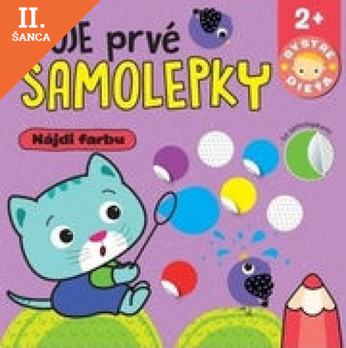 Lacná kniha Moje prvé samolepky: Nájdi farbu