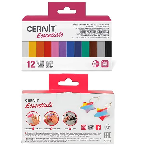 CERNIT sada 12 x 25g Basic