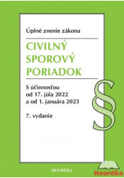 Civilný sporový poriadok. Úzz, 7. vydanie, 6/2022