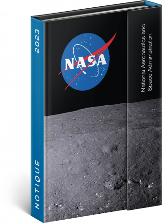 Týždenný magnetický diár NASA 2023, 11 × 16 cm