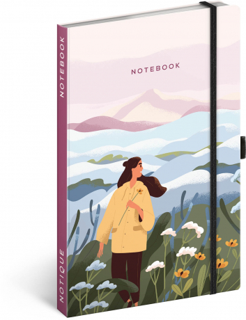 Kniha Presco Group Notes Krajina, linkovaný, 13 × 21 cm