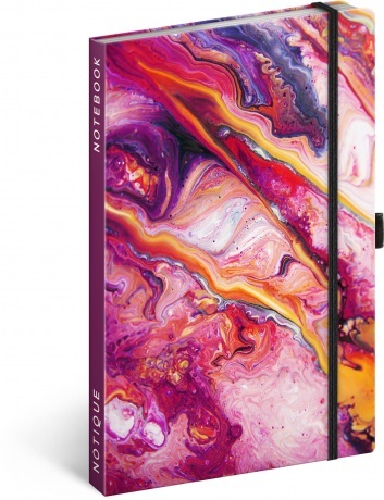 Kniha Presco Group Notes Marble, linkovaný, 13 × 21 cm