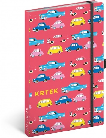 Kniha Notes Krtko autá, linkovaný