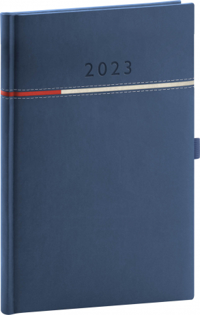 Týždenný diár Tomy 2023, modročervený, 15 × 21 cm