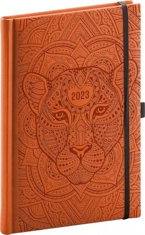 Týždenný diár Vivella Fun 2023 Panter, 15 × 21 cm
