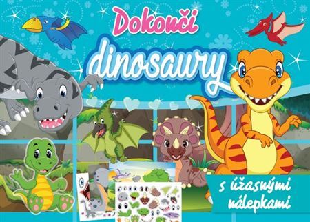 Kniha Dokonči dinosaury