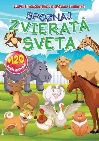 Kniha Spoznaj zvieratá sveta + 120 nálepiek