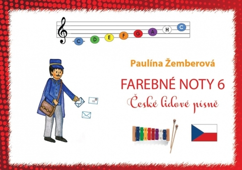 Farebné noty 6 - České lidové písně - Paulína Žemberová