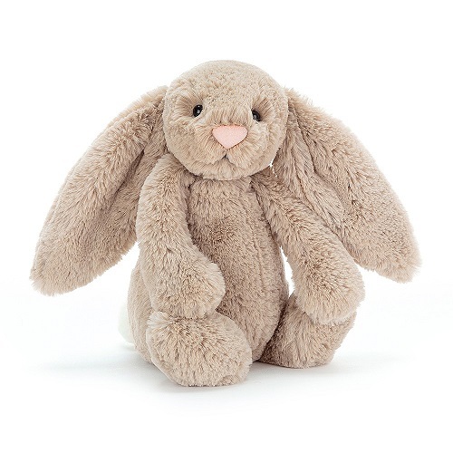 BASHFUL Krémový zajačik stredný plyšová hračka JELLYCAT