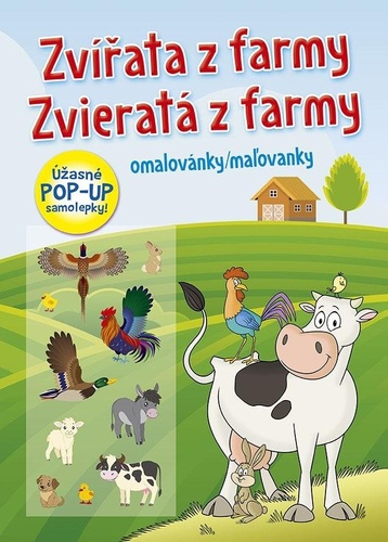 Kniha Omalovánky/Maľovanky - Zvířata z farmy / Zvieratá z farmy