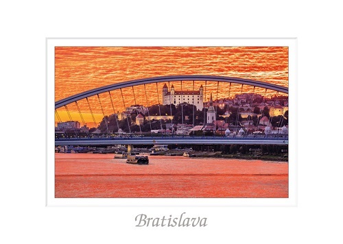 tvorme s.r.o. Pohľadnica A6 Bratislava XLVIII (Ohnivé nebo)