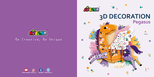3D dekorácia veľká Pegasus