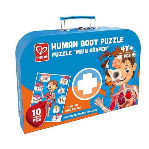 Hape Veľké puzzle ľudské telo HAPE