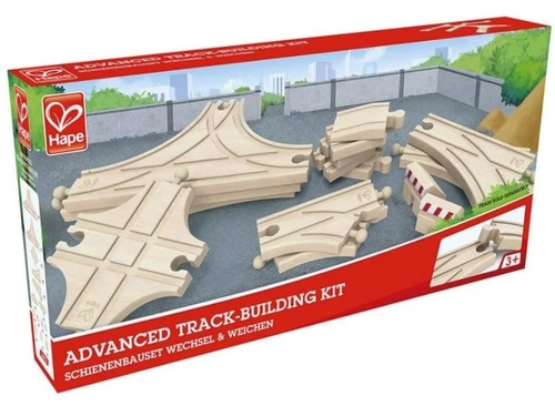 Kniha Hape Set dielov k vláčikovej dráhe 14 kusov HAPE