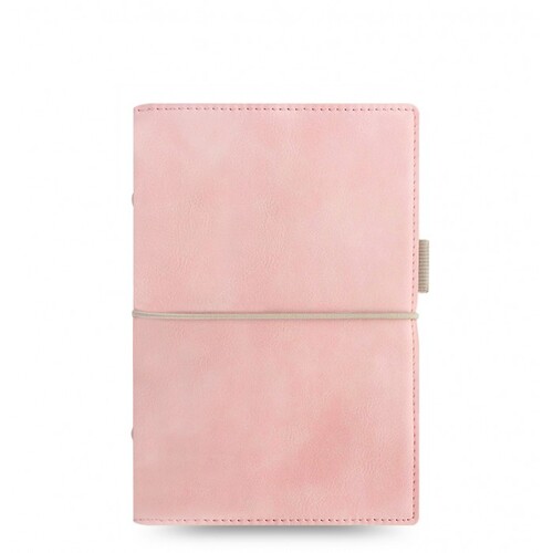 Kniha Filofax Diár Filofax Domino Soft osobný A6 pastelovo ružový 2024