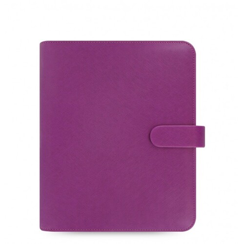 Kniha Filofax Diár Filofax Saffiano A5 malinový 2024