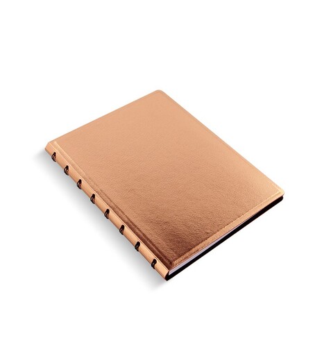 Filofax Notebook Filofax Saffiano Metallic A5 rose gold