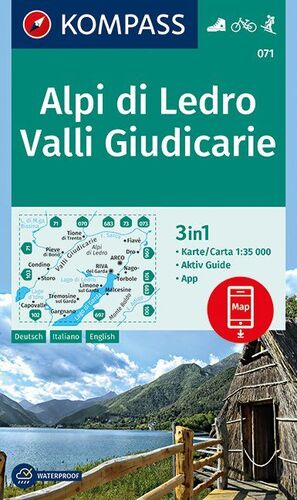Alpi di Ledro - Valli Giudicarie 1:35 000