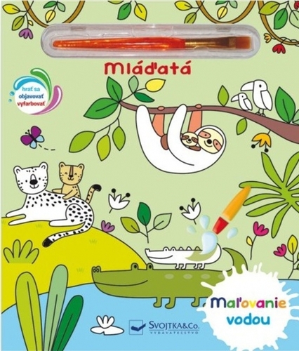 Kniha Maľovanie vodou - Mláďatá