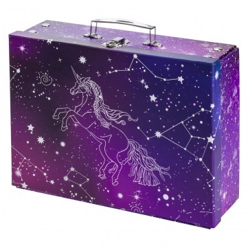 Skladací Školský kufrík Unicorn Universe Baagl