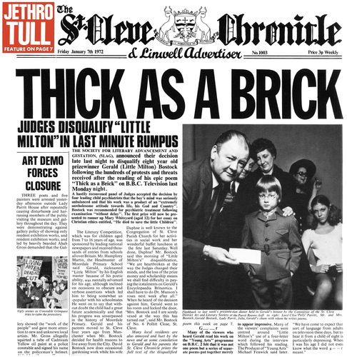 Jethro Tull - Thick As A Brick LP