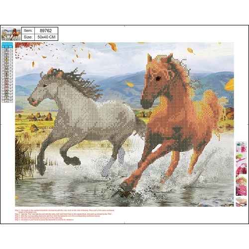 Diamantové maľovanie Kone (40x50cm)