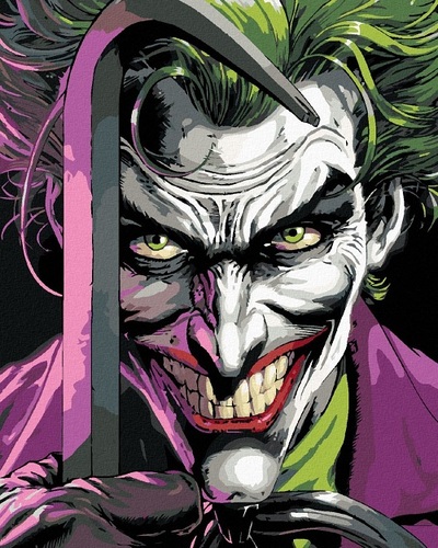 Maľovanie podľa čísel Batman: Joker s páčidlom 40x50cm Zuty