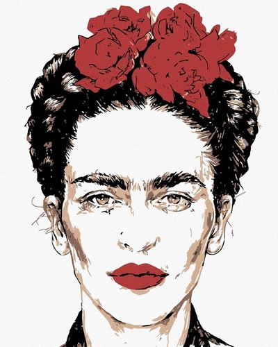 Maľovanie podľa čísel Frida Kahlo 40x50cm Zuty