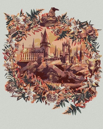 Maľovanie podľa čísel Harry Potter: Rokfort 40x50cm Zuty