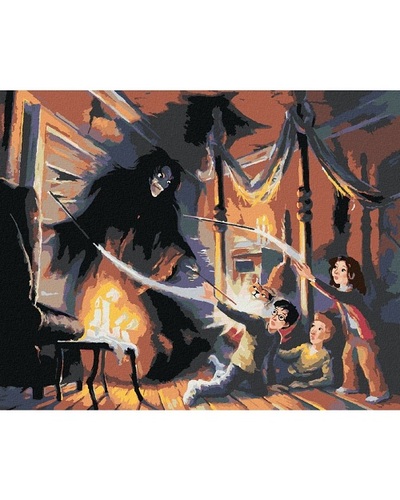 Kniha ZUTY Maľovanie podľa čísel Harry Potter: Sirius Black prvé stretnutie 40x50cm Zuty