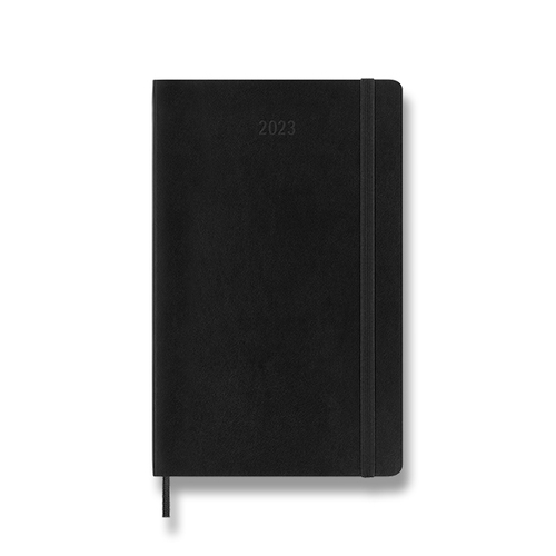 Diár MOLESKINE 2023 denný mäkký čierny L