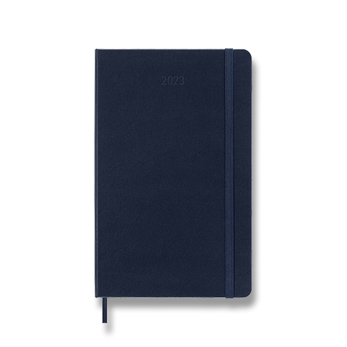 Diár MOLESKINE 2023 denný tvrdý modrý L