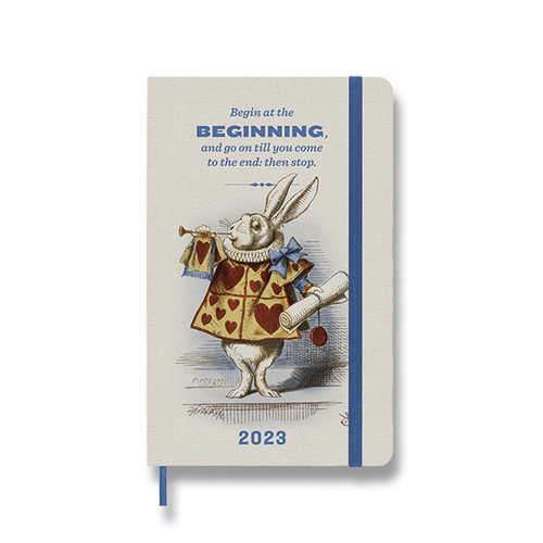 Diár MOLESKINE 2023 týždenný Alice Rabbit L