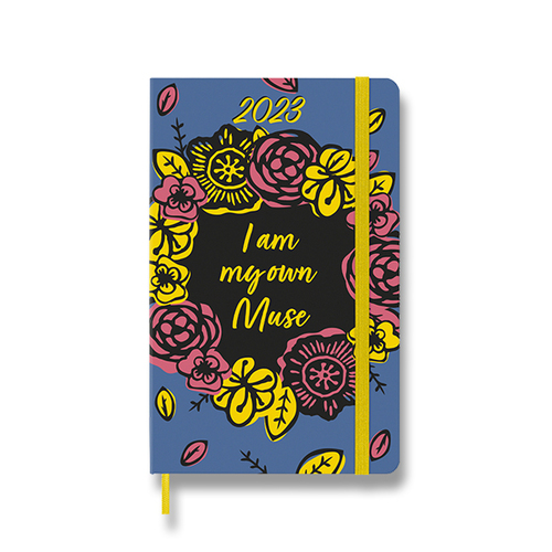 Diár MOLESKINE 2023 týždenný Frida Kahlo Blue L