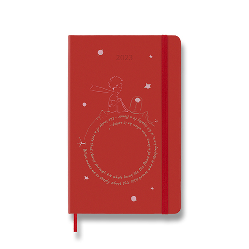 Diár MOLESKINE 2023 týždenný Le Petit Prince Rose L