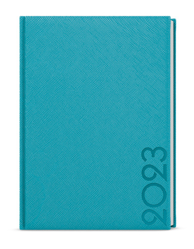 Týždenný diár Prokop 2023 tora B6 tyrkys, 120 x 165 mm