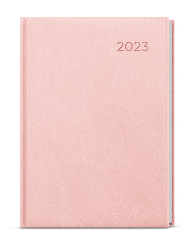 Denný diár Adam 2023 Vivella B6 pastelová ružová, 120 x 165 mm
