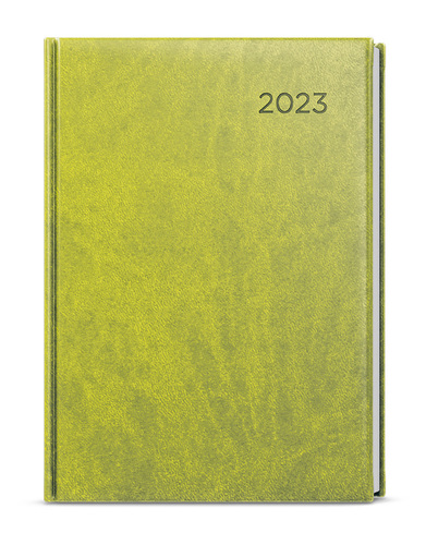 Denný diár Adam 2023 Vivella B6 zelená, 120 x 165 mm