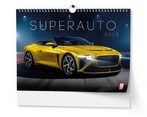 Nástenný kalendár Superauto 2023, 45 x 32cm