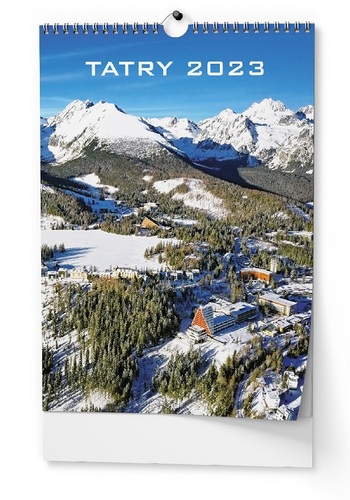 Nástenný kalendár Tatry 2023, 32 x 45 cm