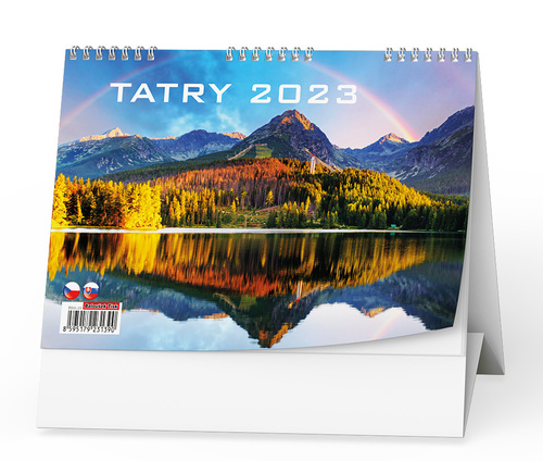 Stolový kalendár Tatry 2023, 21 x 15 cm