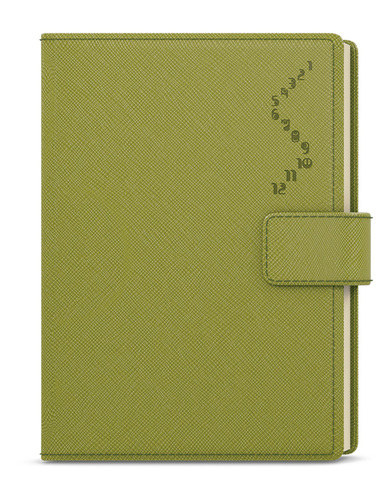 Týždenný diár Oskar 2023 Manager color A5 zelená, 143 x 205 mm