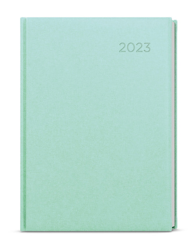 Týždenný diár Oskar 2023 Vivella A5 mätová, 143 x 205 mm