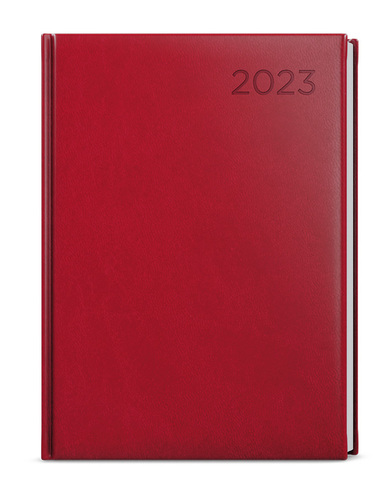 Týždenný diár Tomáš 2023 Vivella A4 bordó, 200 x 280 mm