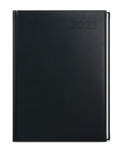 Týždenný diár Tomáš 2023 Vivella A4 čierna, 200 x 280 mm