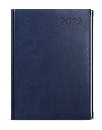 Týždenný diár Tomáš 2023 Vivella A4 modrá, 200 x 280 mm