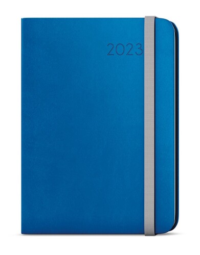 Týždenný diár Zoro 2023 flexi A5 modrá, 143 x 205 mm