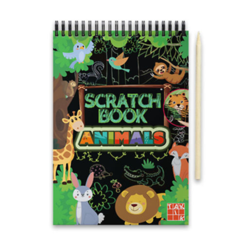 Kniha Scratch book - Animals