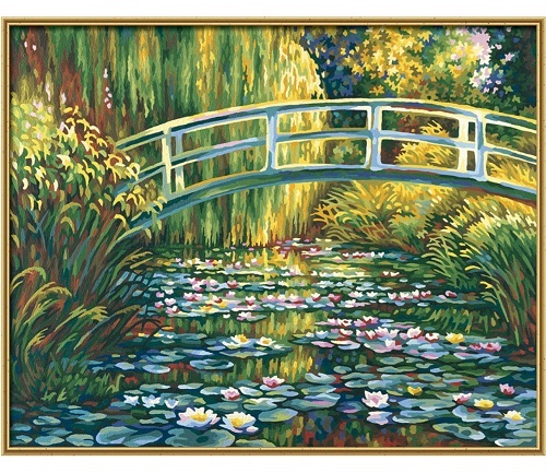 Maľovanie podľa čísel Jazero s leknami (40x50 cm) Schipper