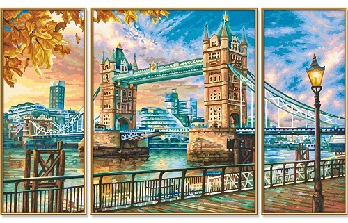 Maľovanie podľa čísel London Tower Bridge (50x80 cm) Schipper